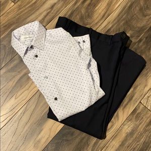 Class club dress pants & Calvin Klein dress shirt